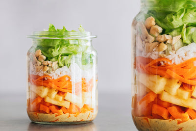 Easy Asian Salad – praktische Schichtarbeit für's Meal Prep