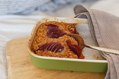 Zimt-Pflaumen Oatmeal